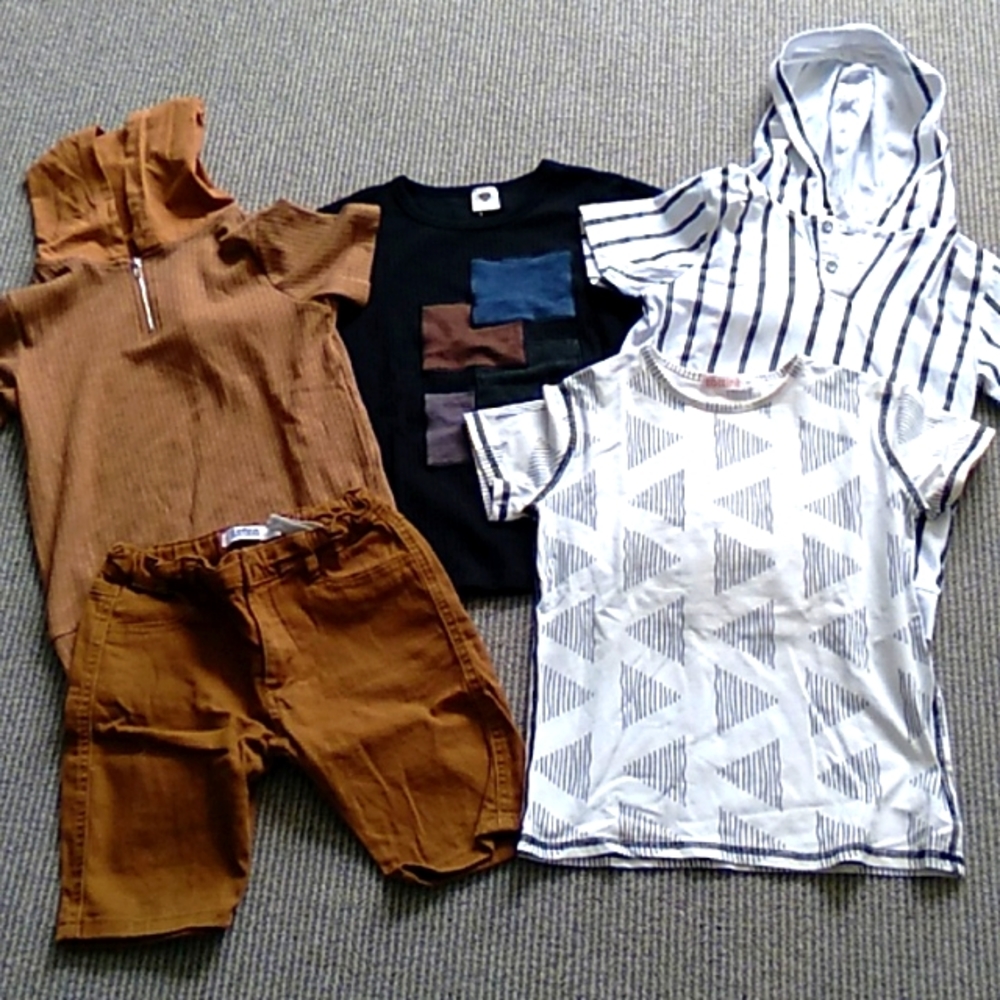 Bundle of boys size 7 summer clothes